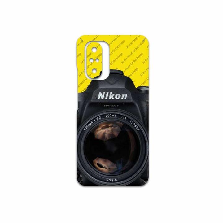 برچسب پوششی ماهوت مدل Nikon-Logo مناسب برای گوشی موبایل شیائومی Poco F3 5G MAHOOT Nikon-Logo Cover Sticker for Xiaomi Poco F3 5G